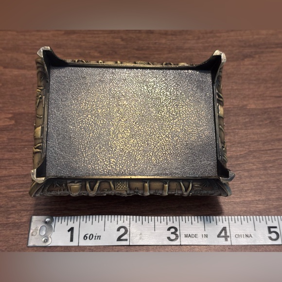 Egyptian Jewelry Box with Blue Accents - Picture 5 of 12